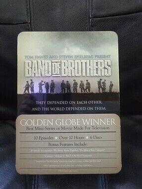 Band of Brothers DVD Collector’s Metal Tin Set – Complete 6‑Disc Series–HBO WWII